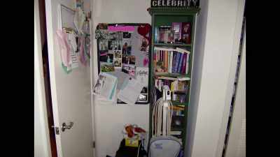 Behind one of the bookcases, - Killing Michael Jackson