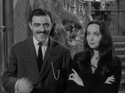 Behind the aspidistra. - The Addams Family