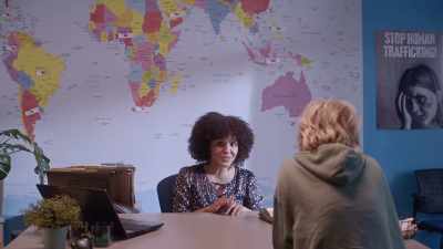 Behind those doors,
it's all going down right now. - Girl in Room 13