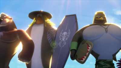 Behold the most extreme
team, - Surf's Up 2: WaveMania
