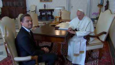 BEING ABLE TO SPEND TIME
AND SIT WITH THE POPE WAS A - Before the Flood