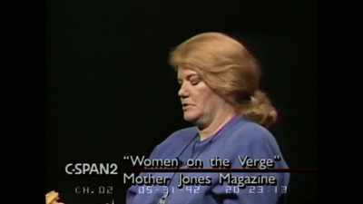 Being bigger than your average
human being, um... - Raise Hell: The Life & Times of Molly Ivins