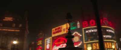 Being here with all these lights shining on you - Last Night in Soho