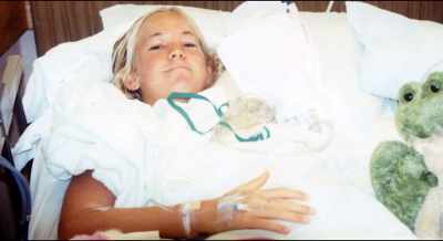 Being her positive
self she looks at me - Bethany Hamilton: Unstoppable