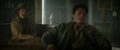 Being shot in the throat,
he played dead. - That Dirty Black Bag