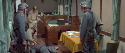 Believe it or not, the poor devil's fainted. - Von Ryan's Express