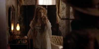 Believed the game shut down
when she left the table. - Deadwood: The Movie