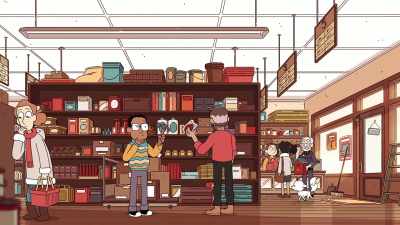 [bell jingles] - Hilda