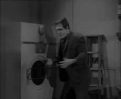 [Bell Ringing]
[No Audible Dialogue] - The Munsters