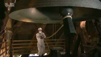 ( BELL RINGING )
THE ROAD TO RECOVERY WILL BE - One World: Together at Home