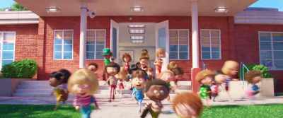 - [bell ringing]
- [whooping, excited chatter] - Minions: The Rise of Gru
