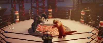 [bell rings][roars] - Rumble