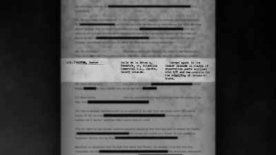 Bell:
There's a letter that exists - Secret Nazi Ruins