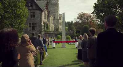 - [bell tolling]
- And so we're gathered to dedicate - The Professor