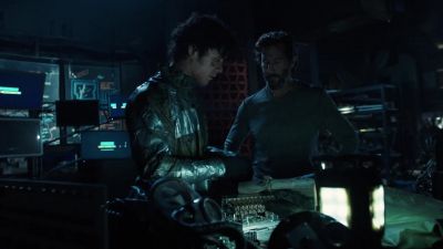 Bellamy, the fire
damage to that suit - The 100