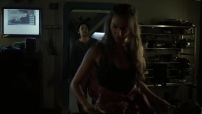 [BELLAMY] WOULDN'T IT BE EASIER JUST TO STEP OUTSIDE? - The 100