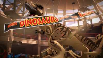[bellowing roar] - LEGO Jurassic Park: The Unofficial Retelling