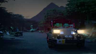 [bellowing] - LEGO Jurassic Park: The Unofficial Retelling