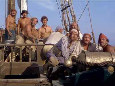 Below decks, the lot of you. - The Crimson Pirate