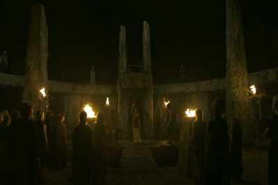 Below the cold moon, beneath the stars. - Britannia