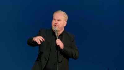 "Bem, basta dizeres e eu atiro o laço, - Jim Gaffigan: Dark Pale