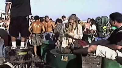 BEN: All day long
for that whole weekend, - Woodstock 99: Peace Love and Rage