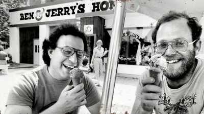 "Ben Cohen and Jerry Greenfield
still live" - The World According to Jeff Goldblum