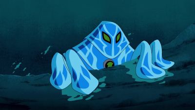 Ben: [ PANTING ]
WE CAN BREATHE IN HERE. - Ben 10: Ultimate Alien