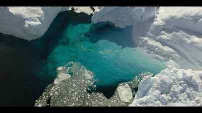 Beneath the frozen surface,
the great current flows on, - Our Oceans