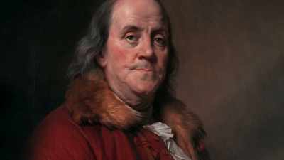 Benjamin had become
a fervent revolutionary... - Benjamin Franklin