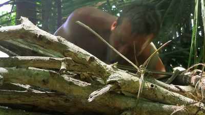 "Bennett, will you help me gather
firewood? Let me show you where it is." - Naked and Afraid of Love