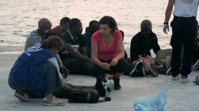 Beppe has bravely saved
migrants in the past, - Stanley Tucci: Searching for Italy