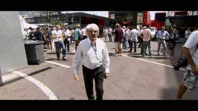 Bernie leads with his chin. - Brawn: The Impossible Formula 1 Story
