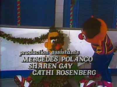 BERT,
ARE YOU ALL RIGHT? - Christmas Eve on Sesame Street