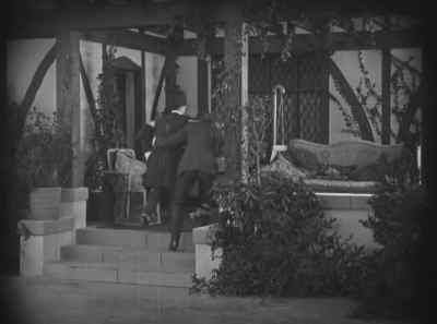 "Bertie, listen! -- I'll tell you
something that will stop them!" - The Saphead