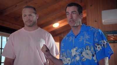 Besides him crowding the lake with his tacky canoes, - Rob Riggle's Ski Master Academy