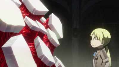 Besides that, both you - after you started to move
back then - and the meat I put in there yesterday... - Made in Abyss: Journey's Dawn