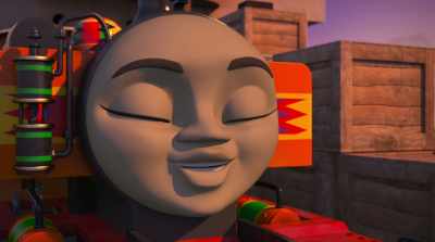 Besides, why isn't
Ace here, huh? - Thomas & Friends: Big World! Big Adventures! The Movie