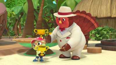 Best at balancing
on his tail: Rocco! - Top Wing