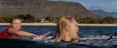 Bethany, grab my leash,
I'll pull you the rest of the way out. - Soul Surfer