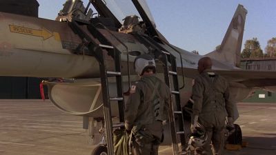 Better get off the ground quick colonel - Iron Eagle