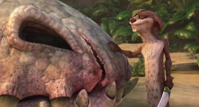 Better luck next time snowflake.
This isn't gonna hold him long. Let's go! - Ice Age: Dawn of the Dinosaurs