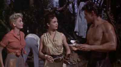 -- Better put your shoes on, Diana.
-- Oh, thanks. - Tarzan and the Lost Safari