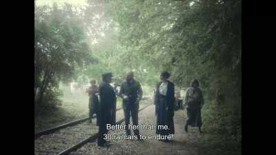 Better her than me.
30 railcars to endure! - Irma Vep