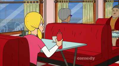 - Better than punching yourself?
- Okay, everyone. - Corner Gas Animated
