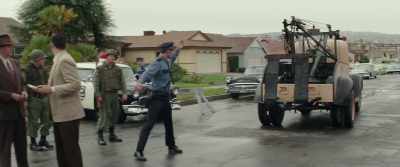 Betty: One policeman
got his head busted open. - Suburbicon