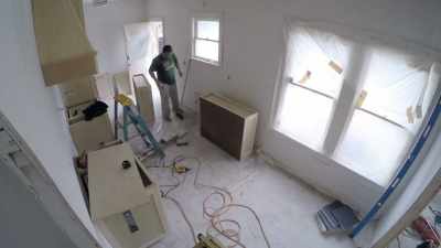 Between the color cabinets, - Fixer Upper: Behind the Design