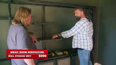 Between these
and the old shelves, - Renovation Impossible