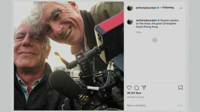 Between, uh, Asia Argento
as the director - Roadrunner: A Film About Anthony Bourdain