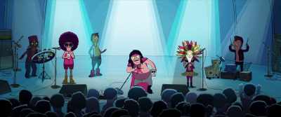 -Bibbity-bibbity-bam!
-(CROWD CHEERING) - The Bob's Burgers Movie